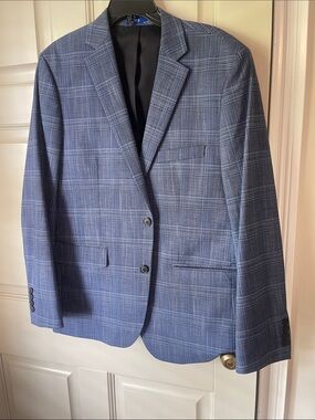 Apt. 9 Blue Plaid Sport Coat